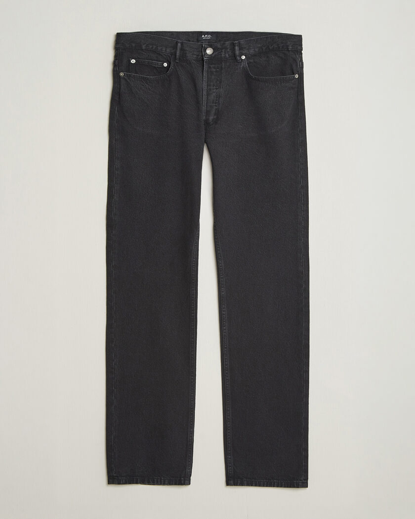 A.P.C. Rescue Jeans Washed Black – Sort