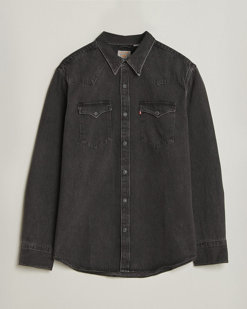 Levi's Barstow Western Standard Shirt Thermodapt Black – Sort