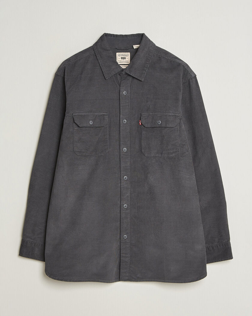 Levi's Jackson Corduroy Worker Shirt Greystroke – Grå