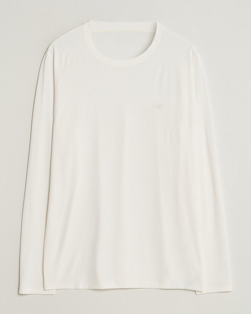 Arc'teryx Cormac Long Sleeve T-Shirt Arctic Silk – Hvid