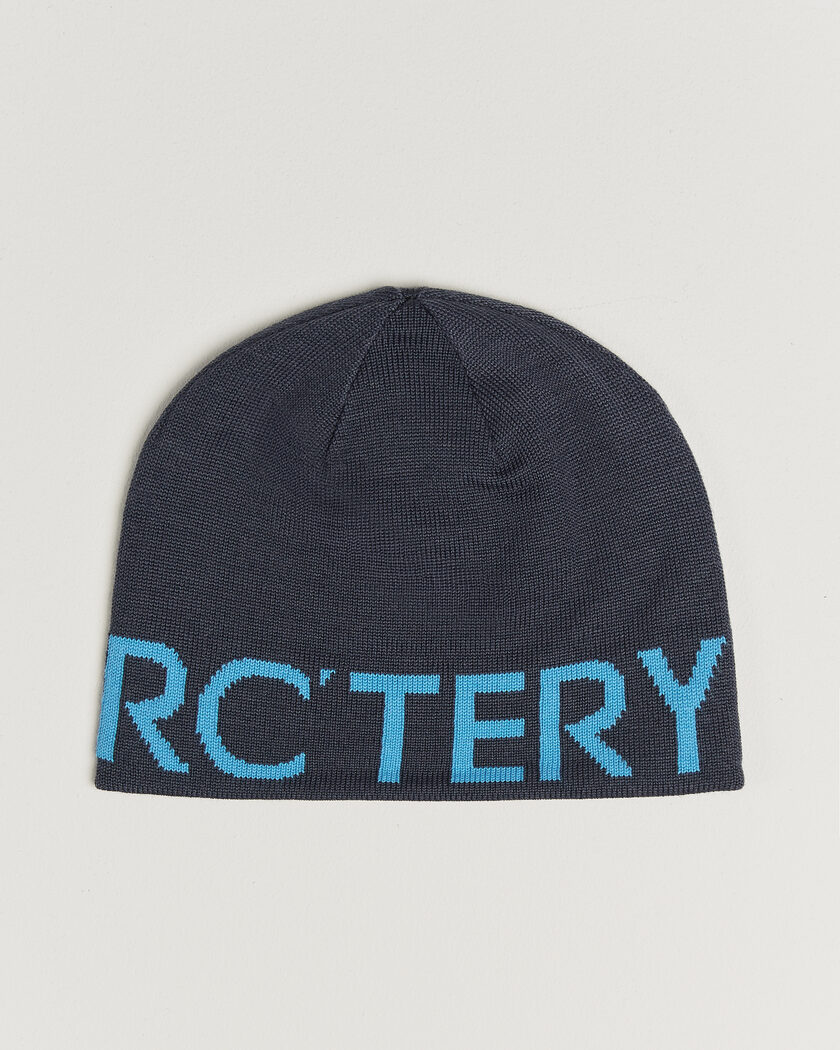 Arc'teryx Word Head Beanie Black Sapphire/Aqua – Blå