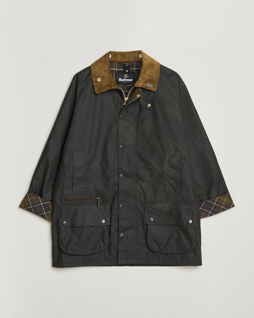 Barbour Lifestyle Icons Beaufort Wax Jacket Sage – Grøn