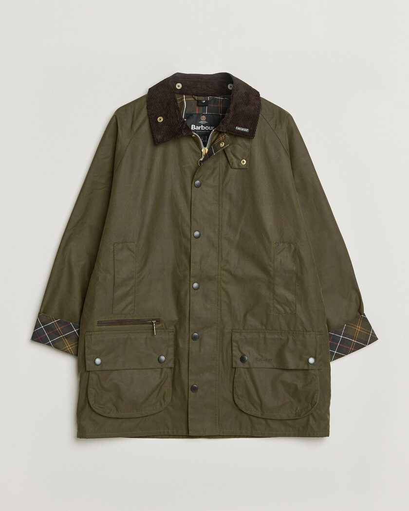 Barbour Lifestyle Icons Beaufort Wax Jacket Beech – Grøn