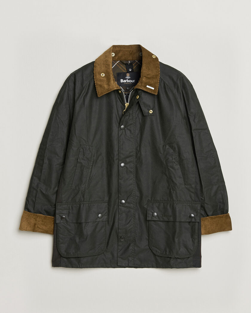 Barbour Lifestyle Icons Ashby Wax Jacket Sage – Grøn