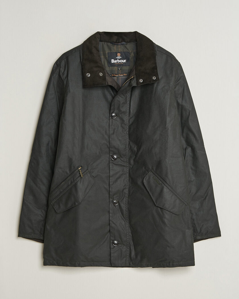 Barbour Lifestyle Modern Powell Wax Jacket Sage – Grøn