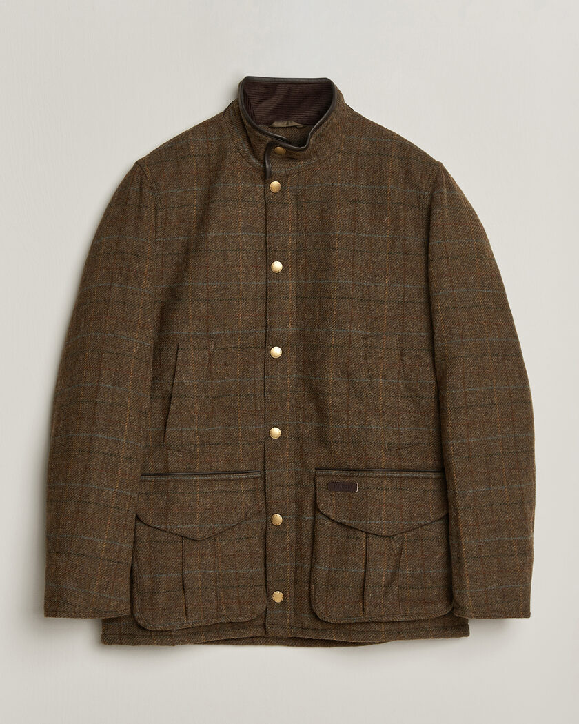 Barbour Lifestyle Hereford Tweed Wool Jacket Moss Green – Grøn