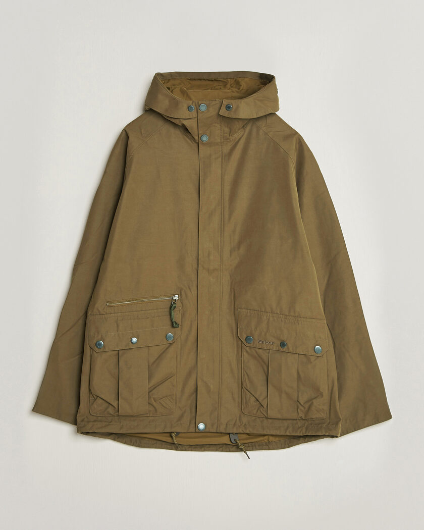 Barbour Lifestyle Re-Engineered Aikwood Waterproof Jacket Beech – Grøn