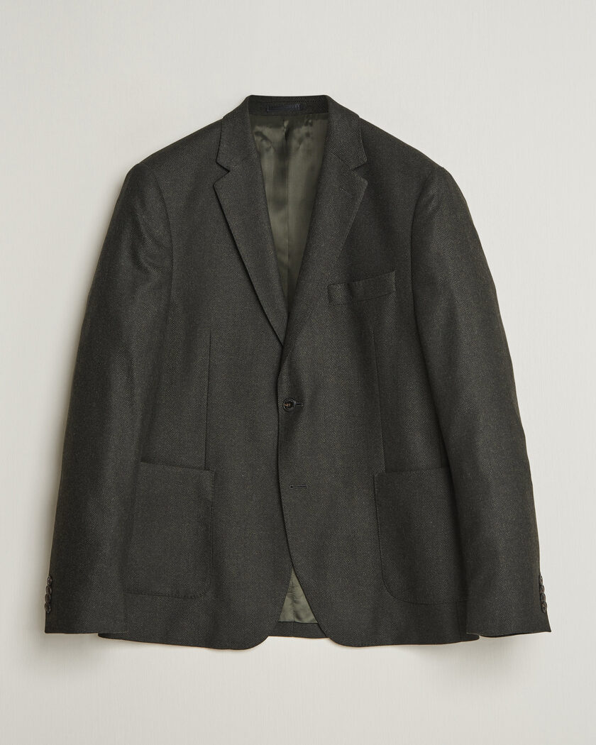 Barbour Lifestyle Fairford Herringbone Blazer Forest – Grøn