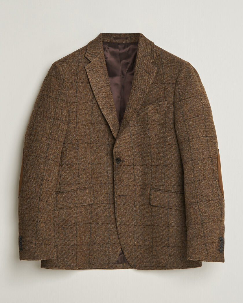 Barbour Lifestyle Gosforth Moons Checked Blazer Brown – Brun