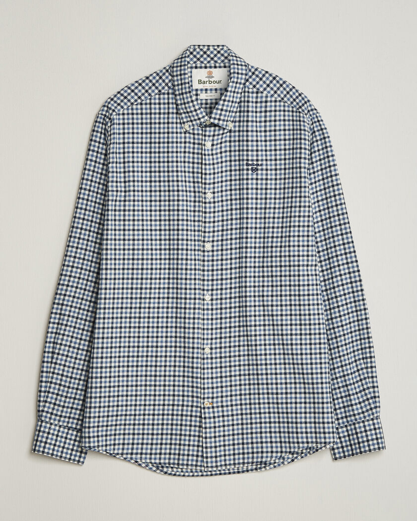 Barbour Lifestyle Flannel Check Shirt Shadow Classic – Grøn