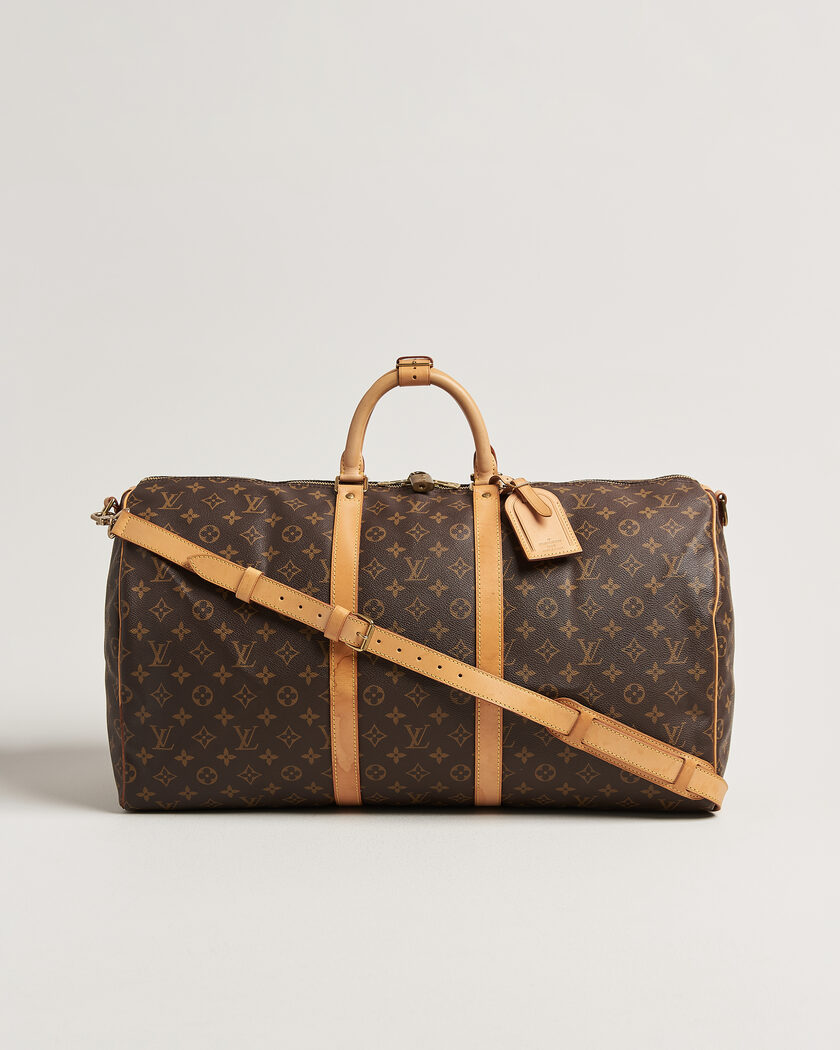 Louis Vuitton Pre-Owned Keepall Bandouliére 55 Monogram – Brun