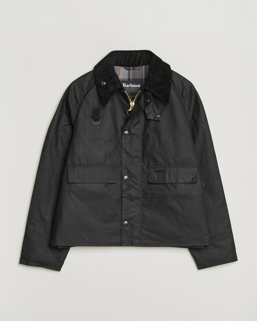 Barbour Heritage Spey Wax Jacket Black – Sort