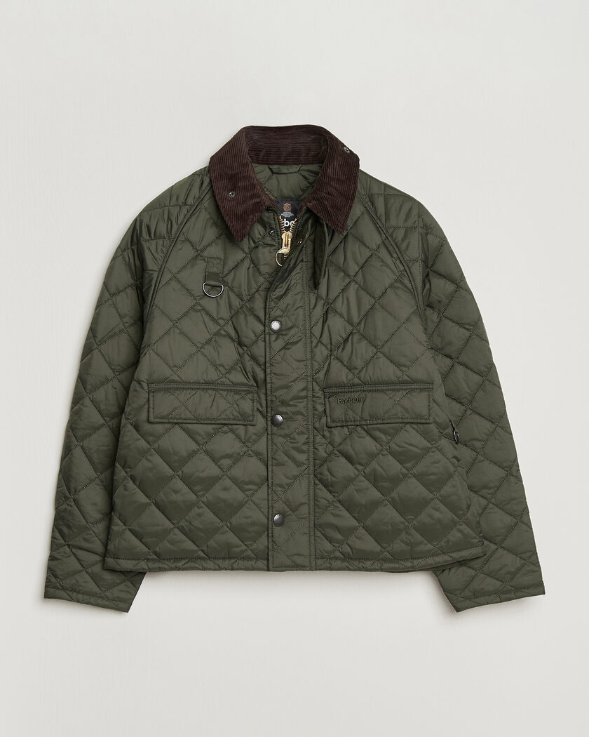 Barbour Heritage Spey Quilted Jacket Sage – Grøn