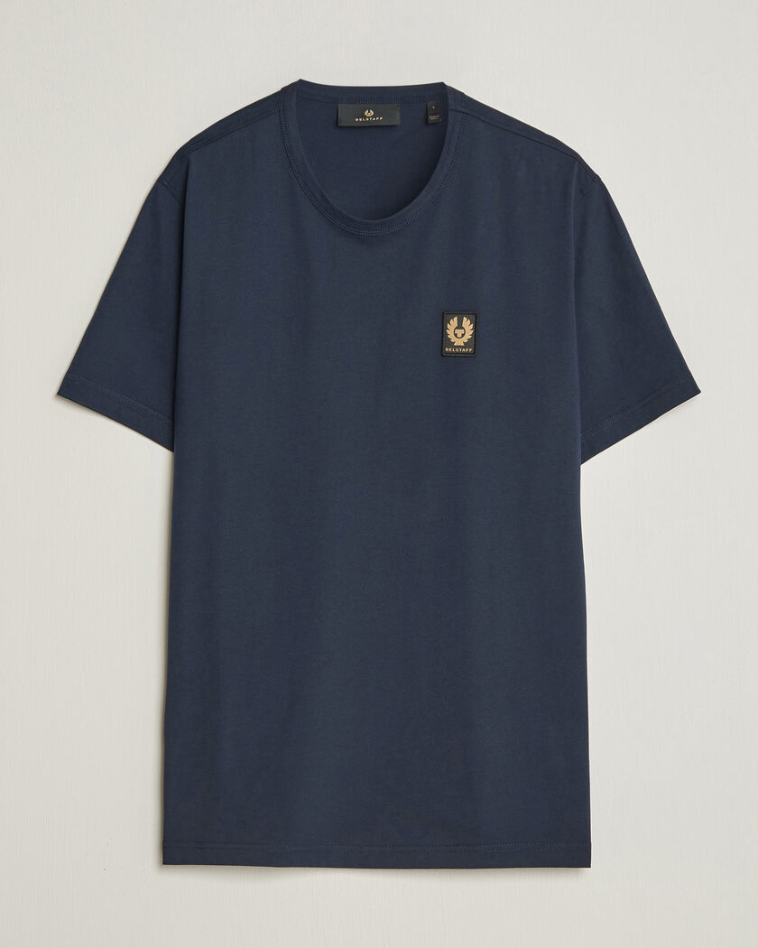 Belstaff Signature Crew Neck T-Shirt Dark Ink – Blå
