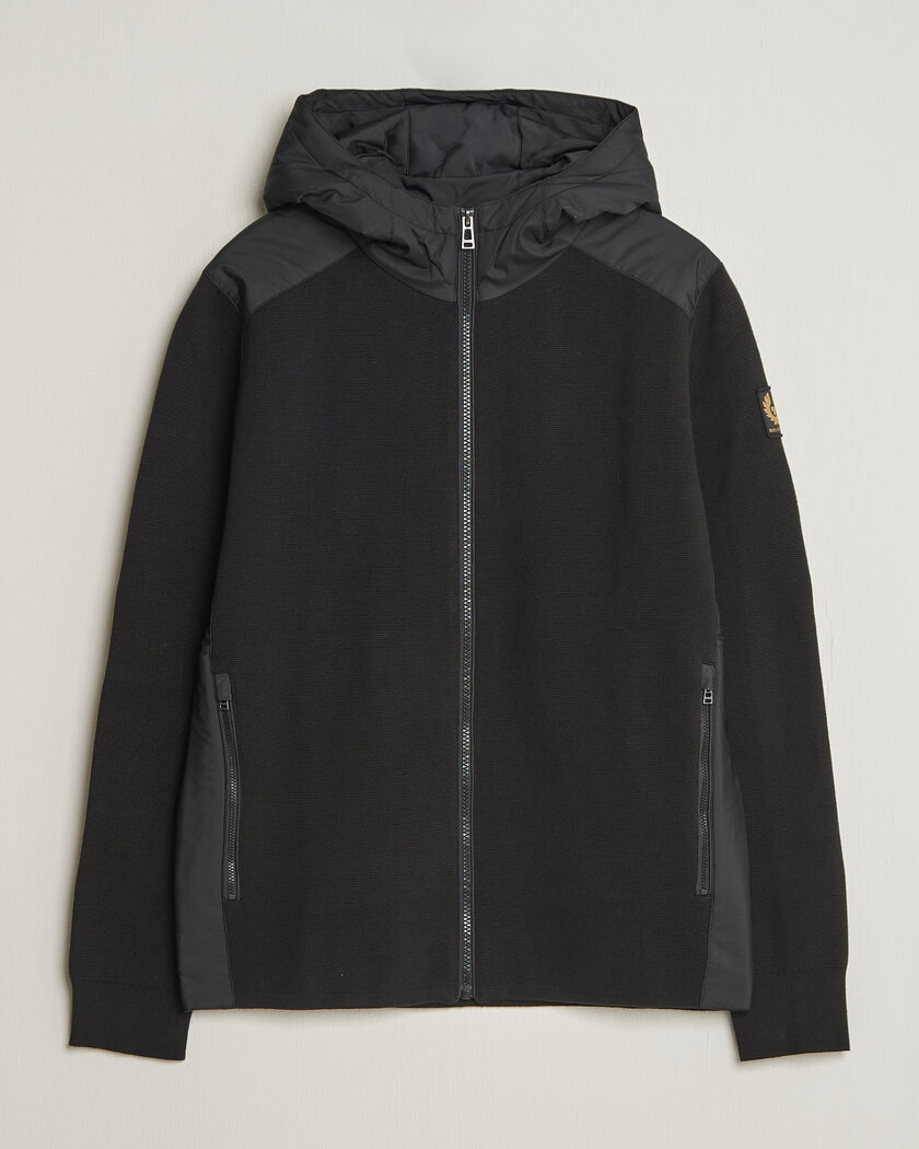 Belstaff Console Hooded Hybrid Jacket Black – Sort