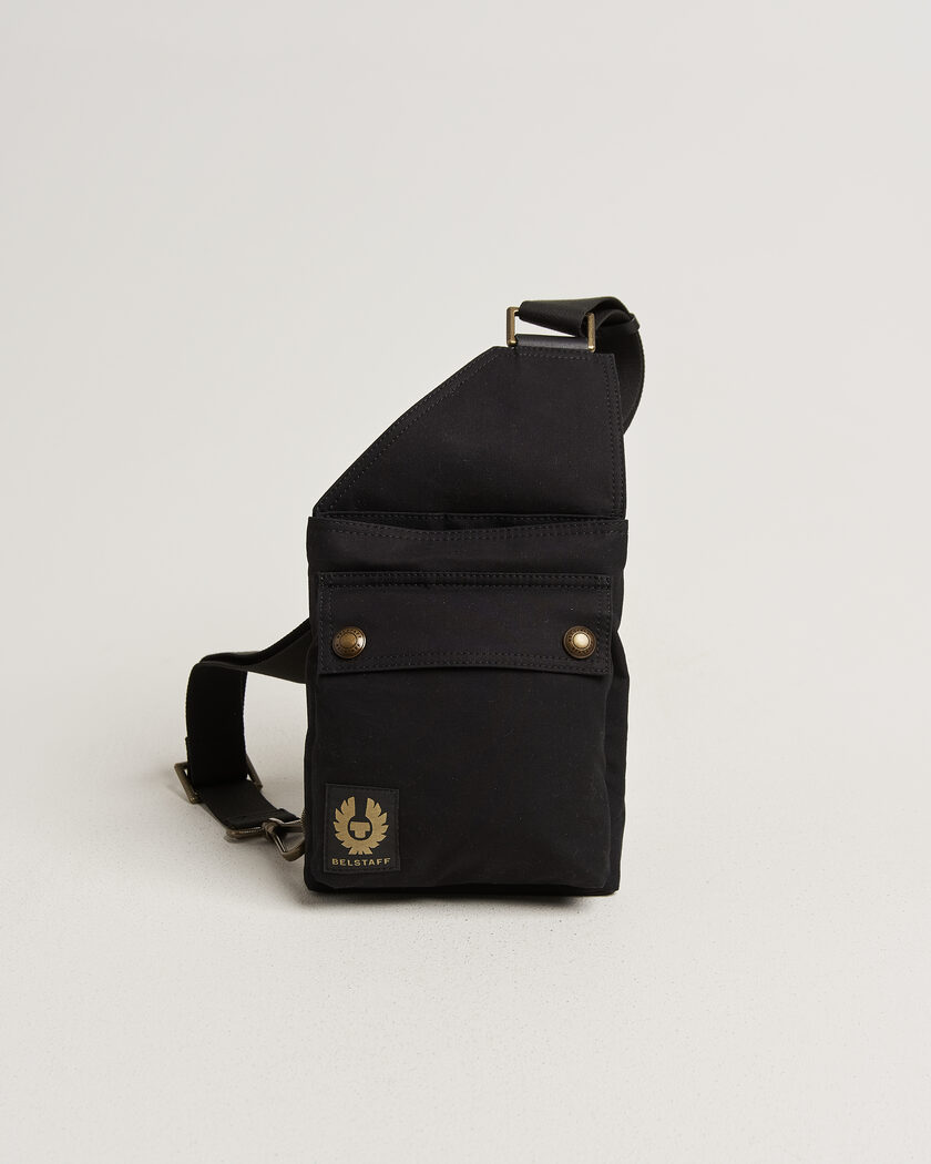 Belstaff Trailmaster Waxed Crossbody Bag Black – Sort