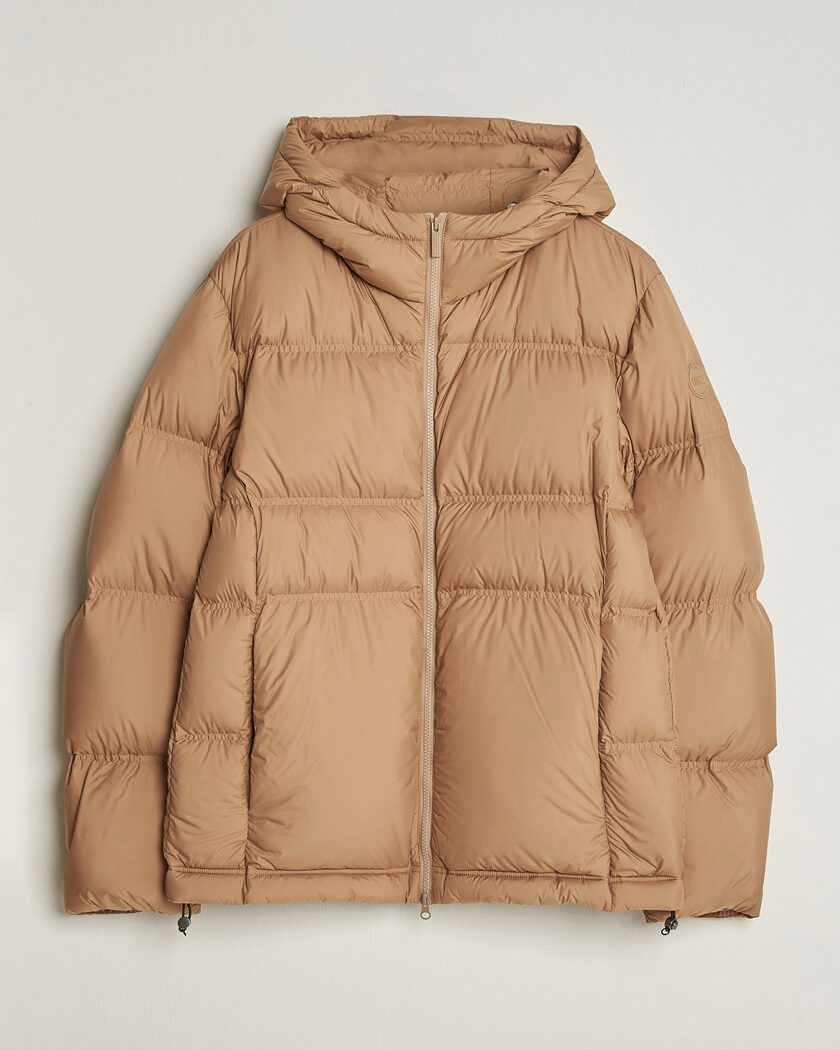 Colmar Hood Down Jacket Marrakech – Brun