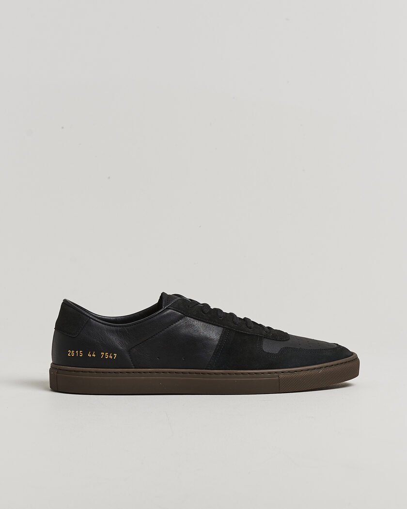 Common Projects Bball Duo Leather Sneaker Black – Sort