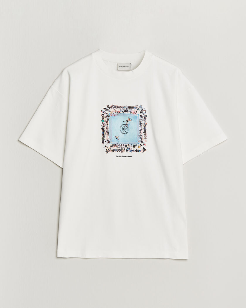 Drôle de Monsieur Boxers Ring T-Shirt Off White – Hvid