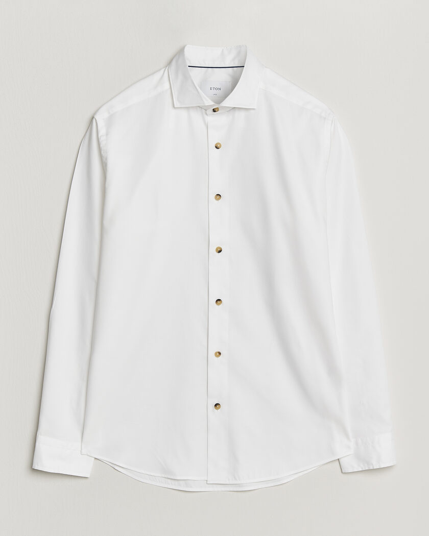 Eton Signature Oxford Shirt White – Hvid