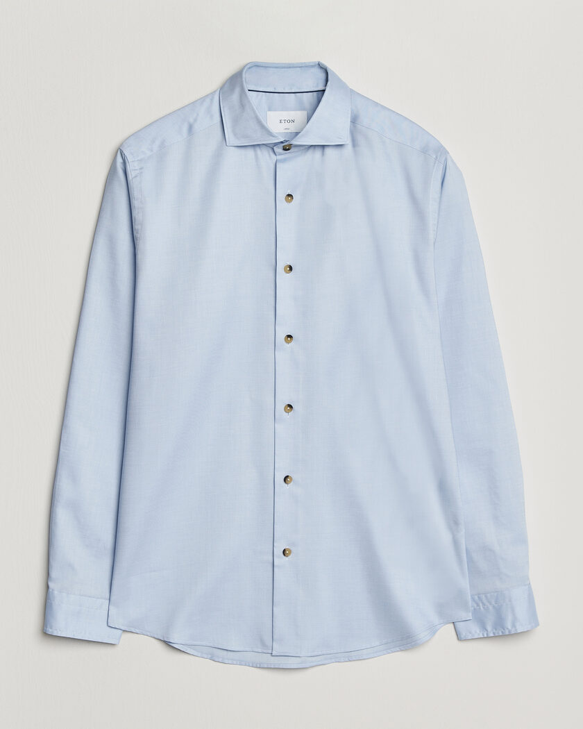 Eton Signature Oxford Shirt Light Blue – Blå