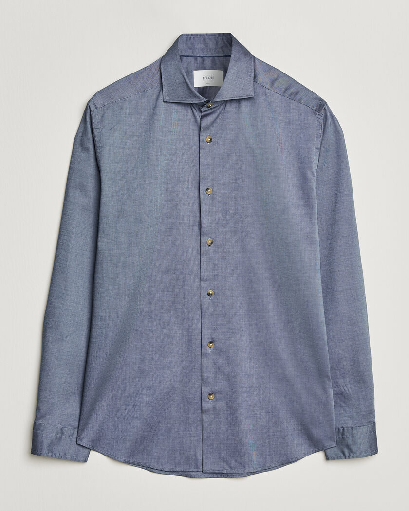 Eton Signature Oxford Shirt Blue – Blå