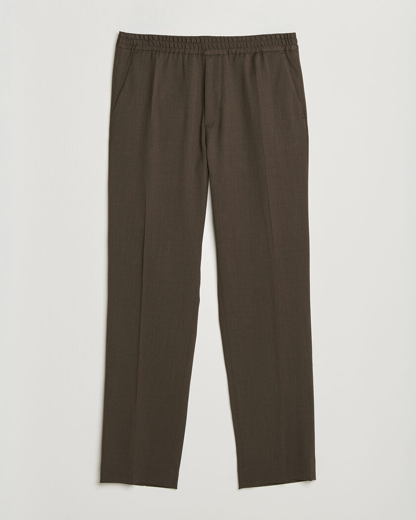  Filippa K Theo Relaxed Wool Trousers Walnut Brown – Brun