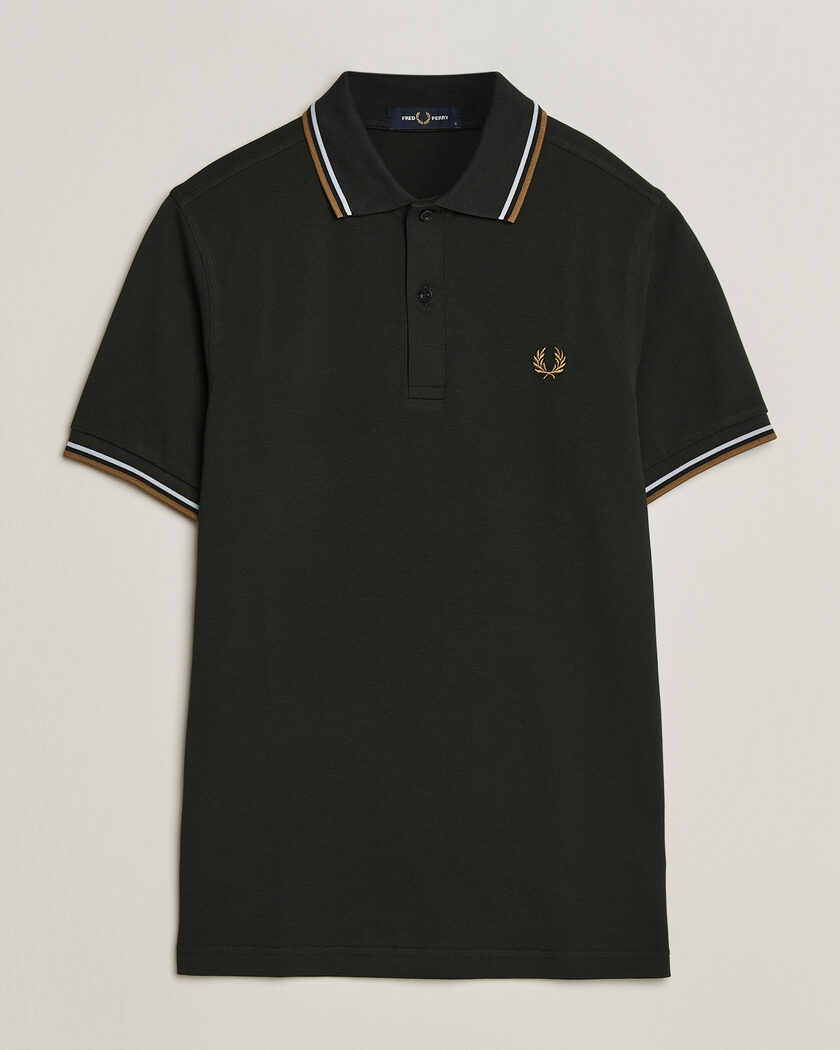 Fred Perry Twin Tipped Polo Shirt Night Green – Grøn
