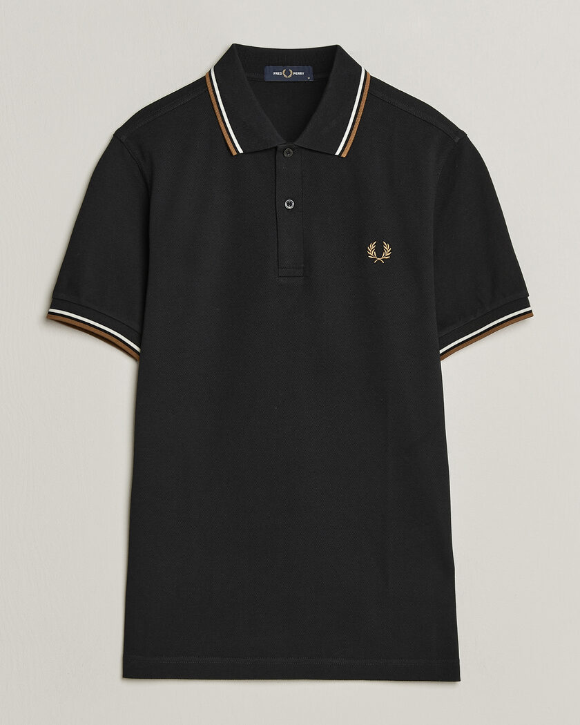 Fred Perry Twin Tipped Polo Shirt Black – Sort