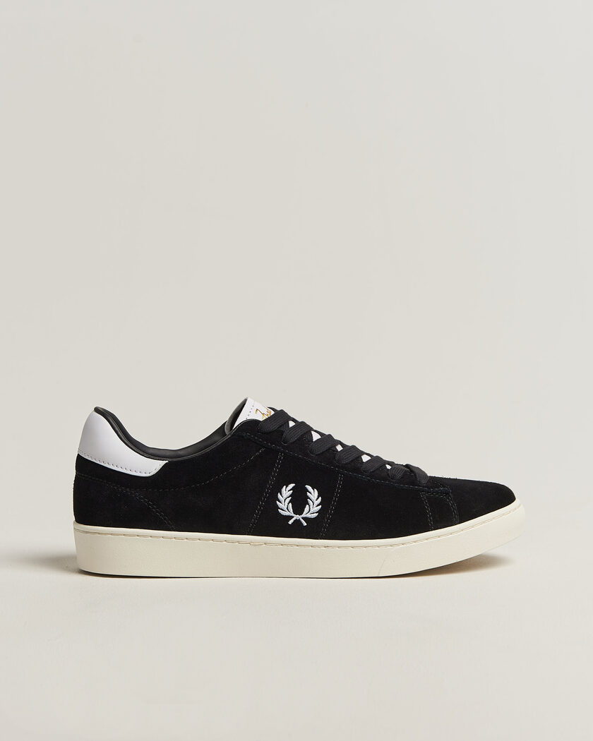 Fred Perry Spencer Suede Sneaker Black – Sort