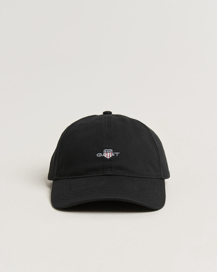 Gant Cotton Twill Cap Black – Sort