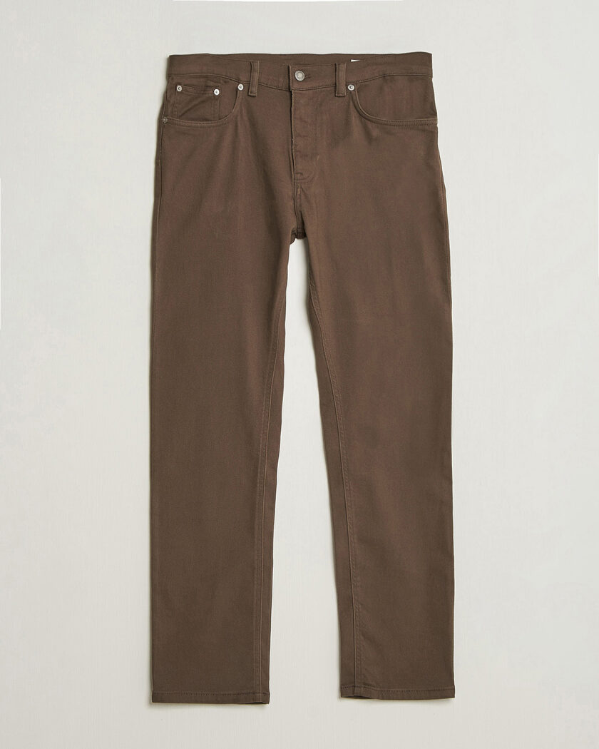 Gant Regular Fit Soft Twill 5-Pocket Pants Shadow Brown – Brun