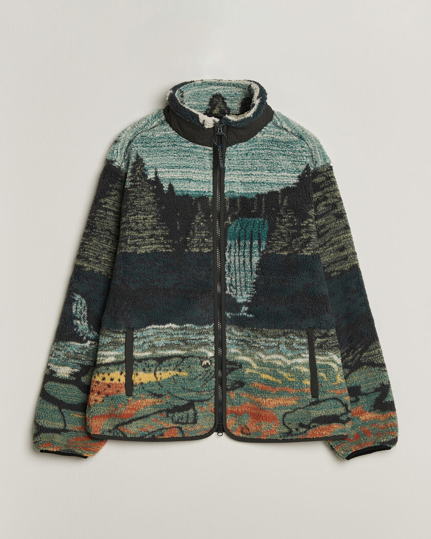 Pendleton Jacquard Sherpa Fleece Salmon Falls – Flerfarvet