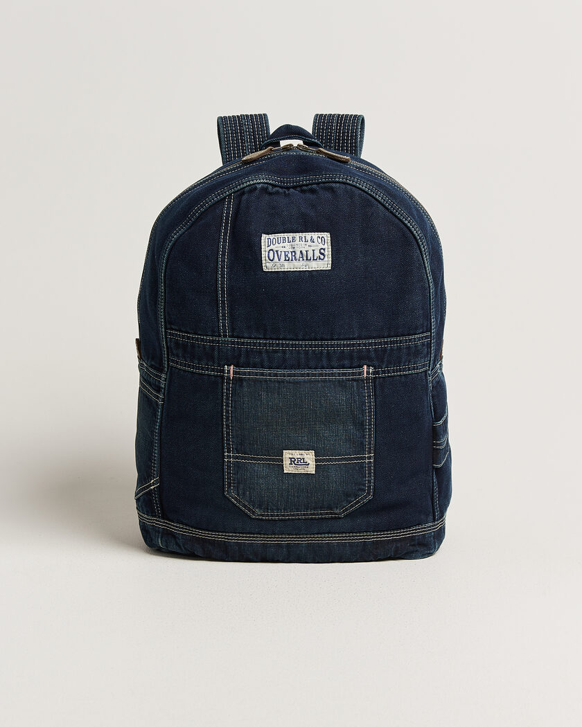RRL Lee Backpack Indigo – Blå