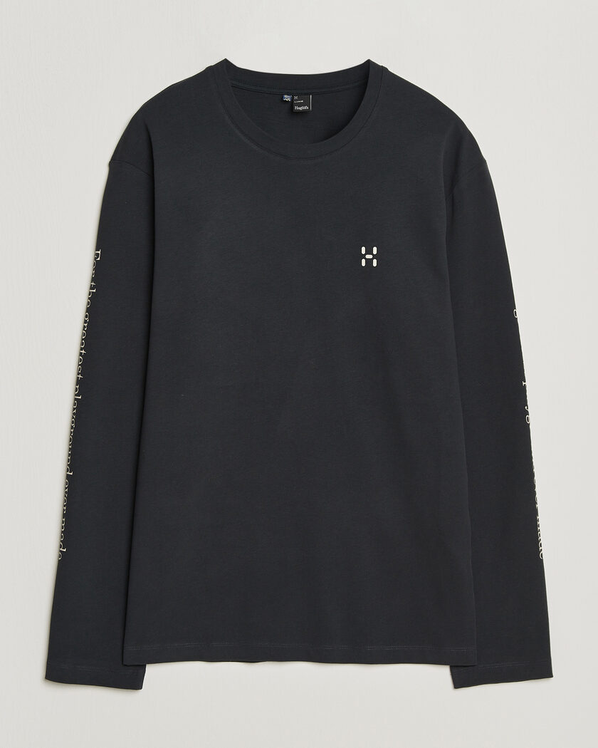 Haglöfs Long Sleeve T-Shirt True Black – Sort