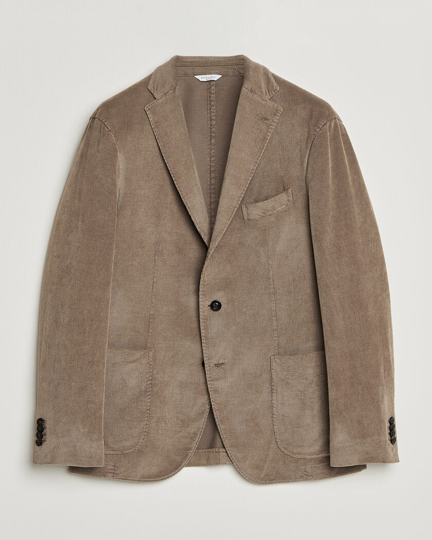 Boglioli K Jacket Corduroy Blazer Taupe – Brun