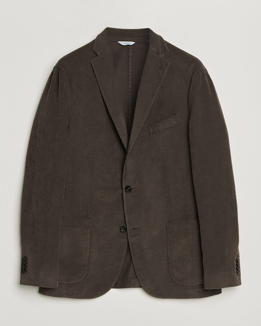 Boglioli K Jacket Corduroy Blazer Dark Brown – Brun