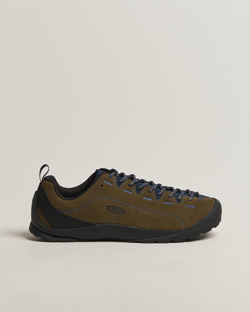 KEEN Jasper Suede Sneaker Dark Olive – Grøn