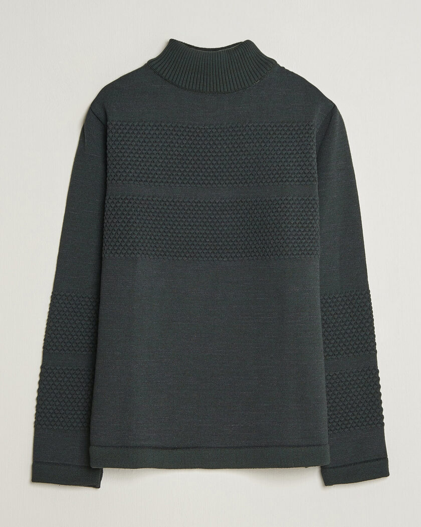 S.N.S. Herning Fisherman High Neck Terrain Green – Grøn