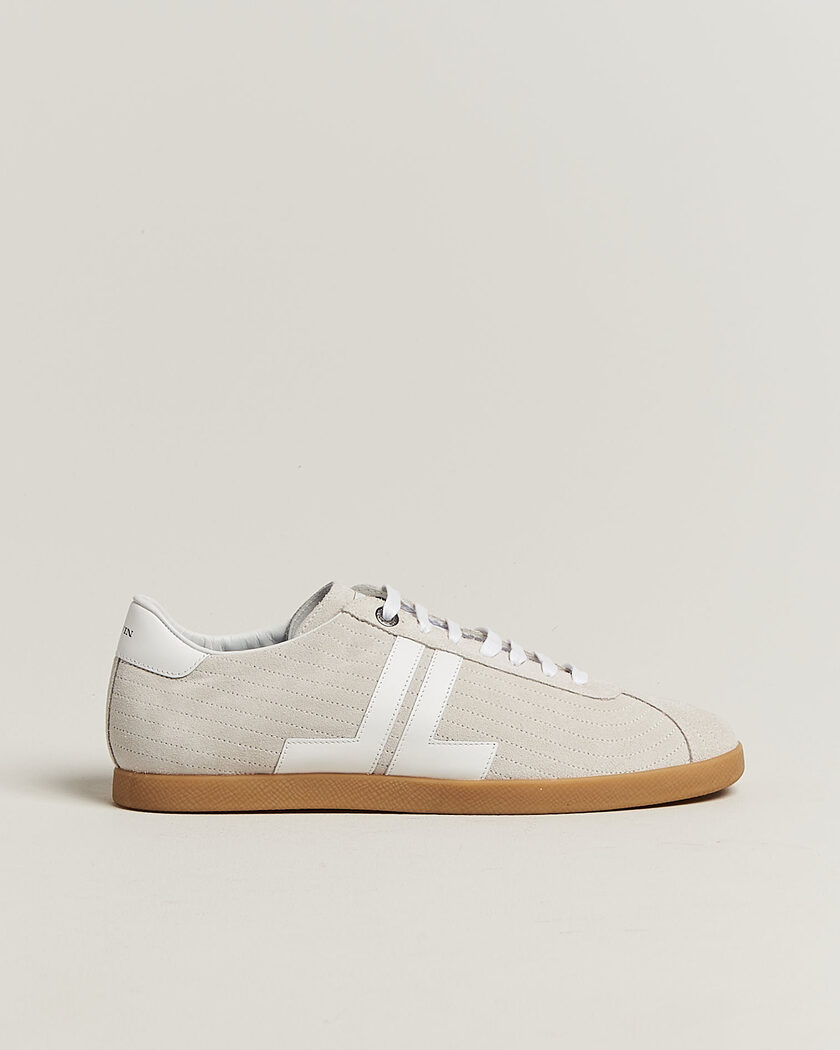 Lanvin Glen Leather Sneakers White – Hvid