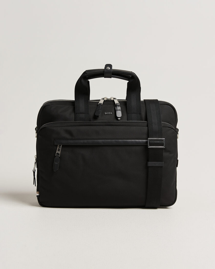 BOSS BLACK Highway Document Case Black – Sort