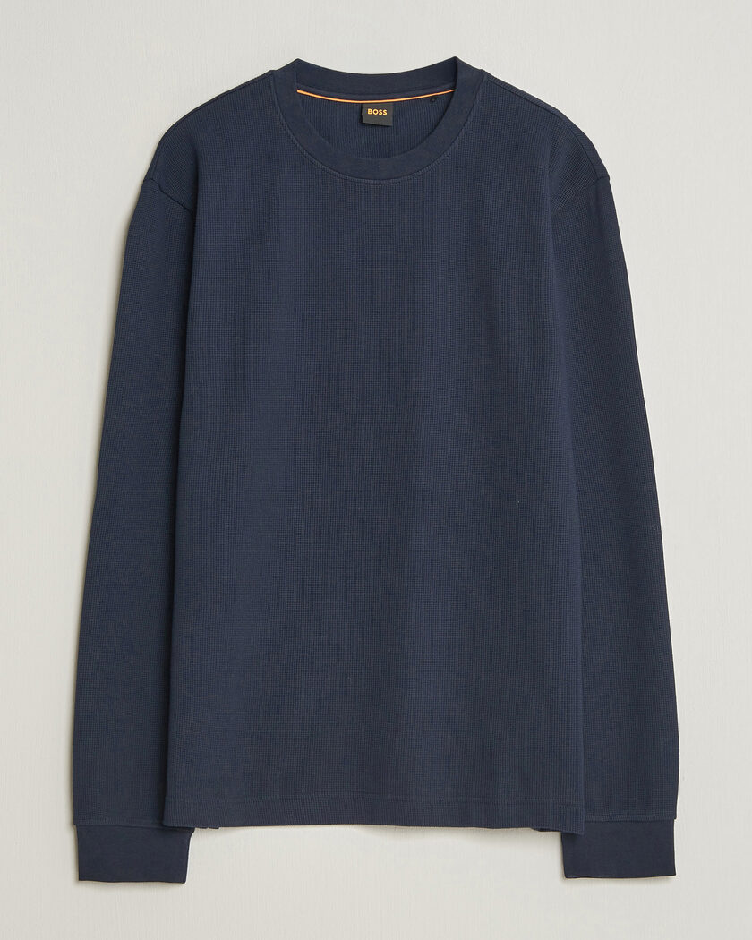 BOSS ORANGE Tempesto Sweater Dark Blue – Blå