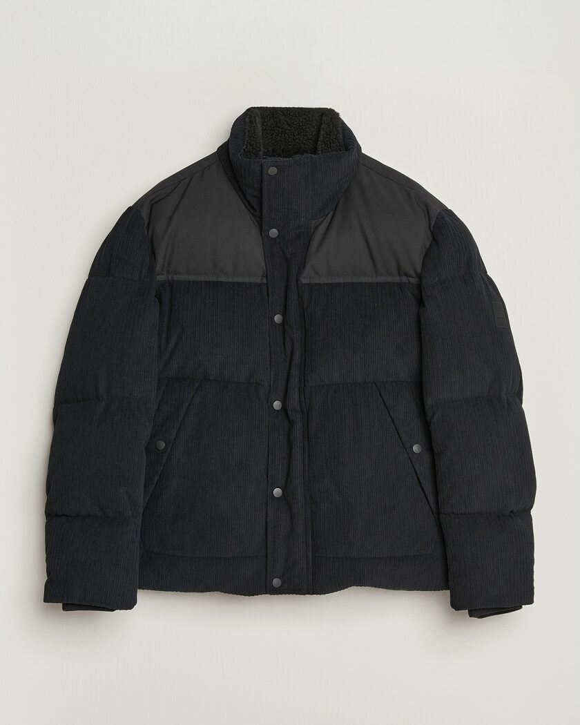 BOSS ORANGE Ocord Corduroy Jacket Black – Sort