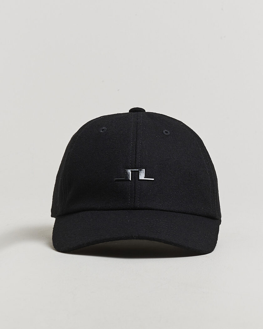 J.Lindeberg Winter Wool Cap Black – Sort