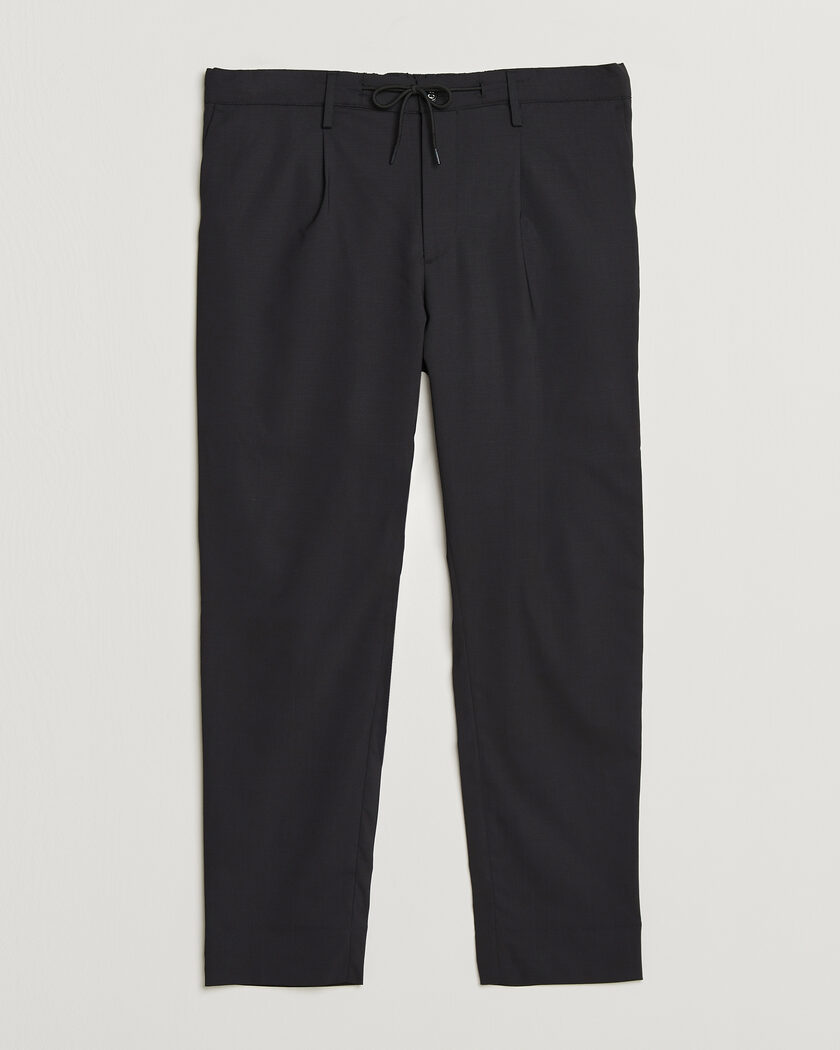 J.Lindeberg Harris Stretch Wool Pants Black – Sort