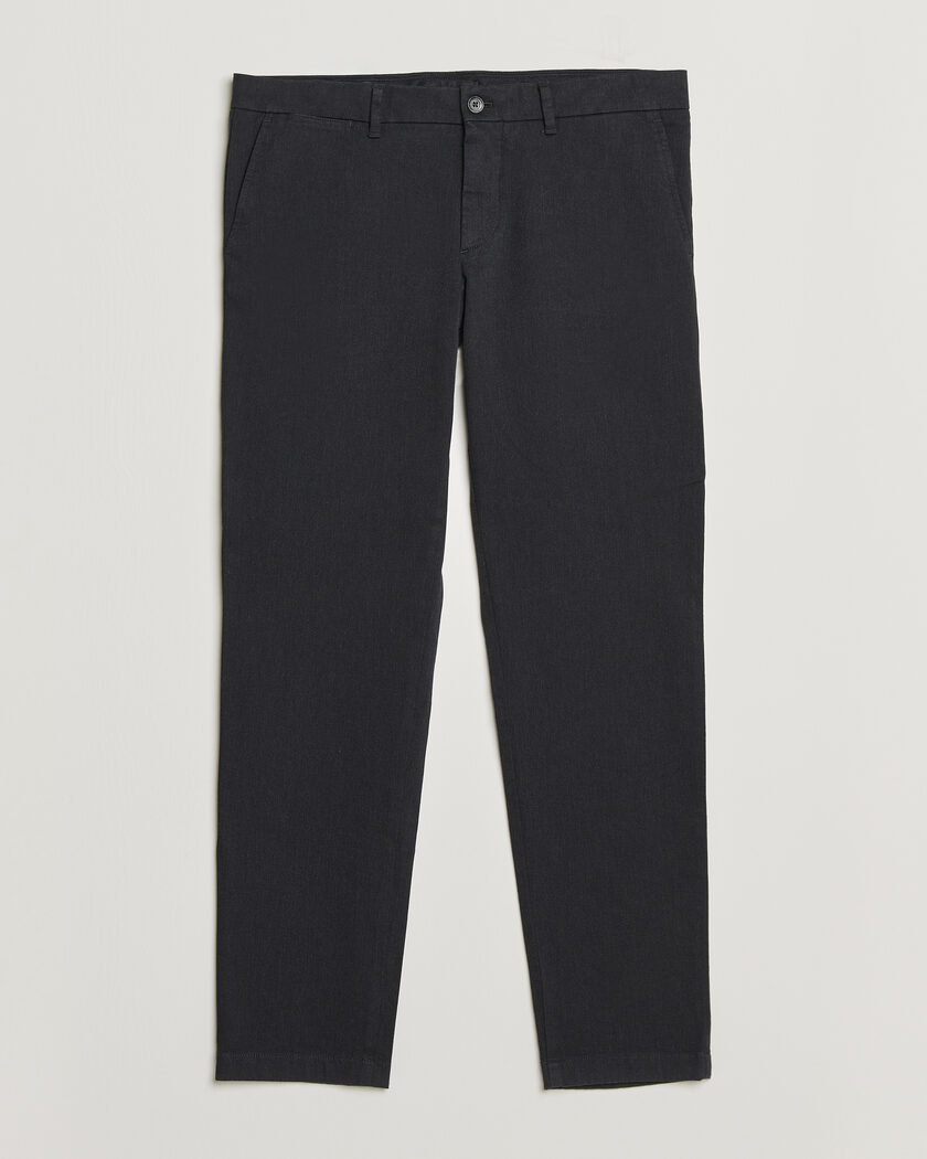 J.Lindeberg Chase Stretch Flannel Trousers Dark Grey – Grå