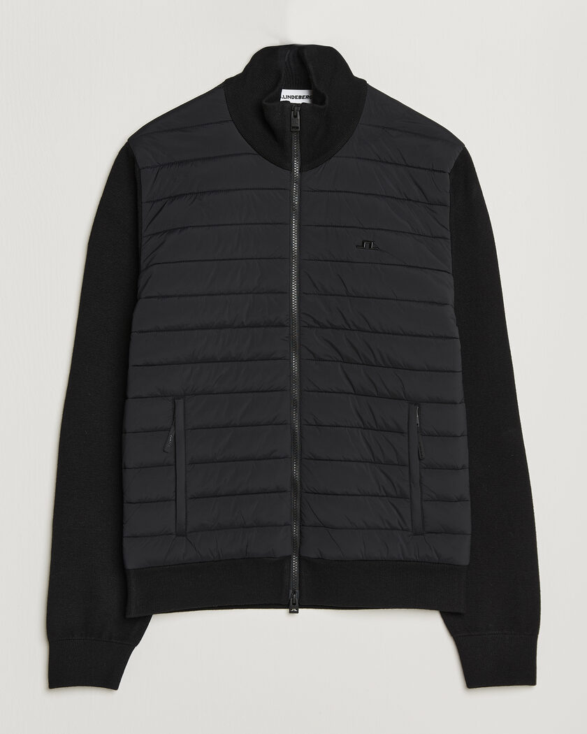 J.Lindeberg Boen Hybrid Jacket Black – Sort
