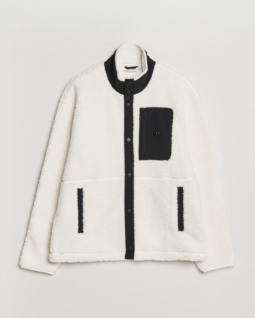 J.Lindeberg Marshall Pile Full Zip Tofu – Hvid