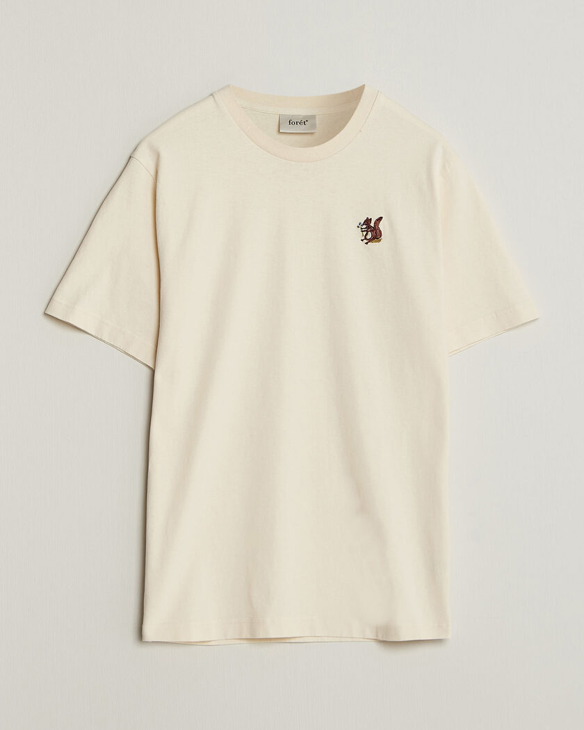 Forét Acorn T-Shirt Cloud – Hvid