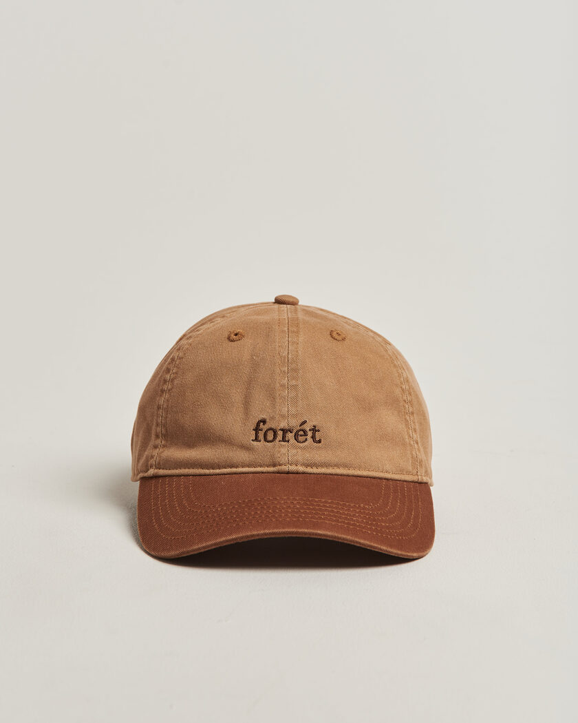 Forét Hawk Washed 2-Tone Cap Khaki/Brown – Brun